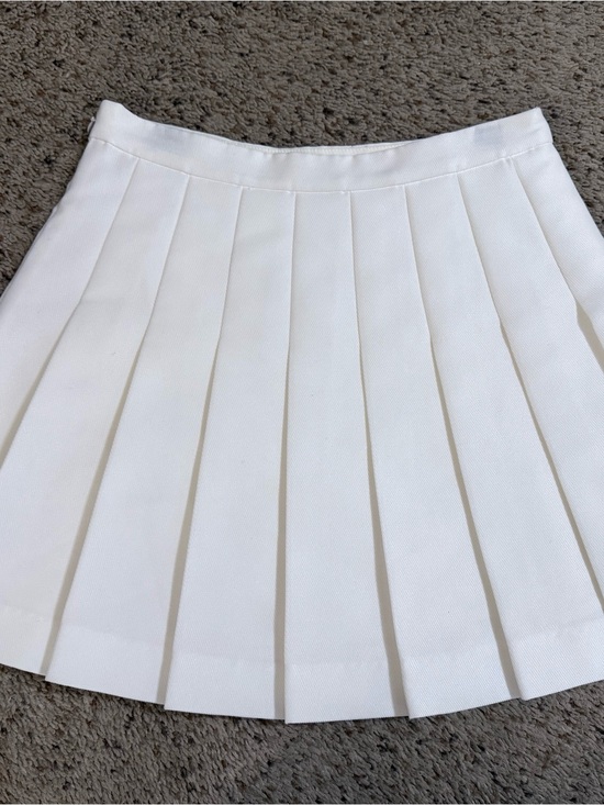 Ochirly Dresses & Skirts - White Pleated Tennis Skirt - Classic Mini